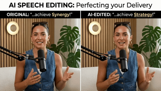Rewrite speech after recording demo